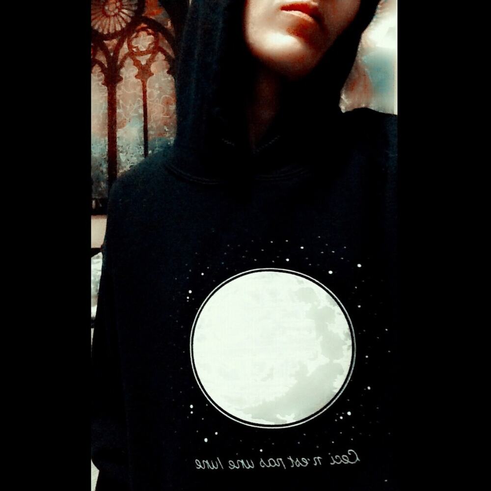 STAR WARS UNISEX ‘THATS NO MOON’ DEATH STAR HOODIE SWEATSHIRT SIZE SMALL - Picture 6 of 9